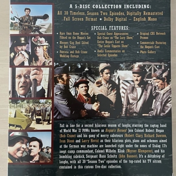 NEW UNOPENED Hogan's Heroes: The Complete Second Season TV Show DVD - Picture 3 of 3